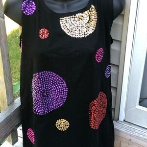 🎉✨Gene Ewing bis wrinkled Rich embellished shirt